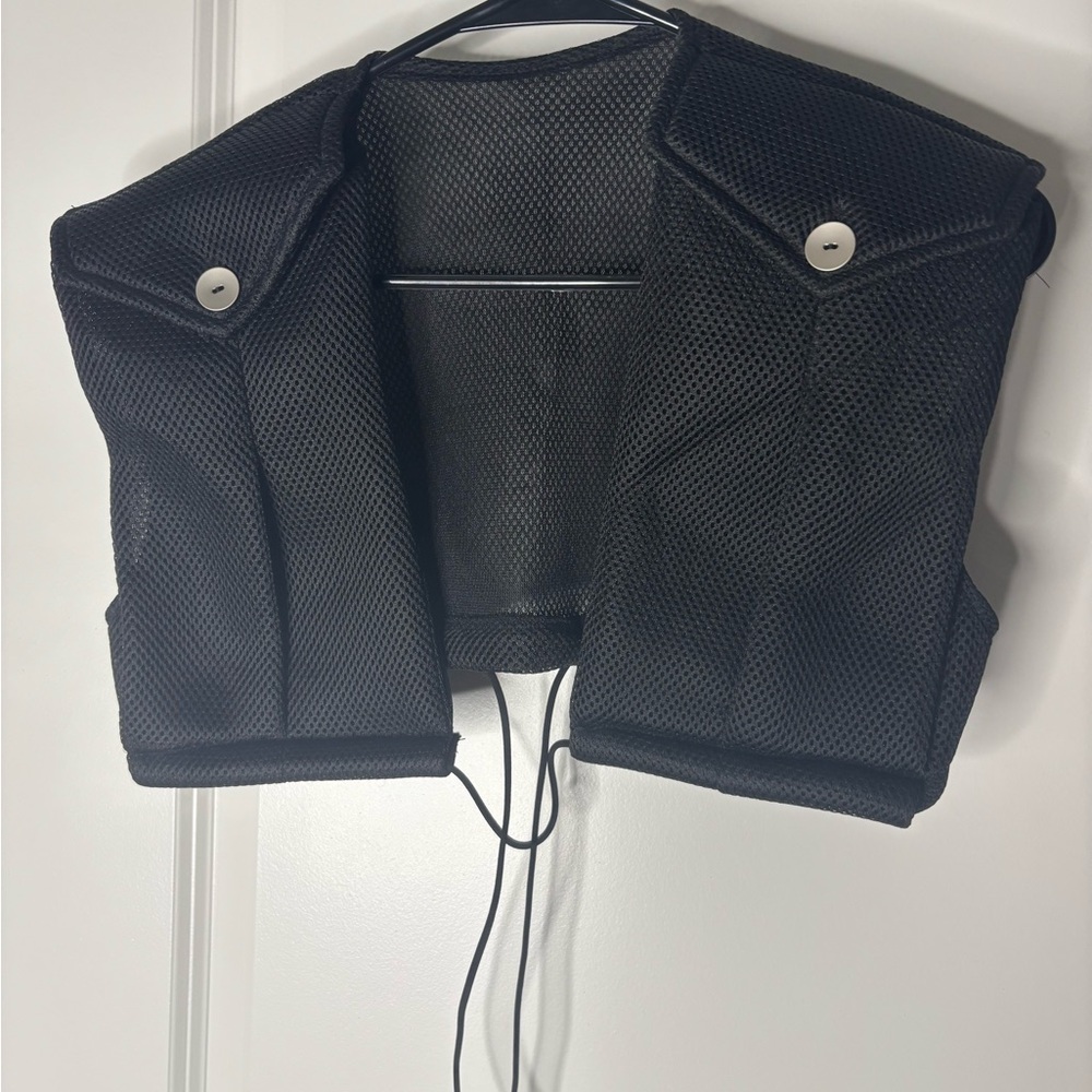 Black Mesh Women's Vest